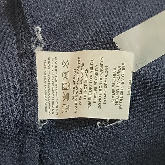 NFL Team Apparel Women's Blue White Orange Short Sleeve Top,  M - Picture 6 of 7